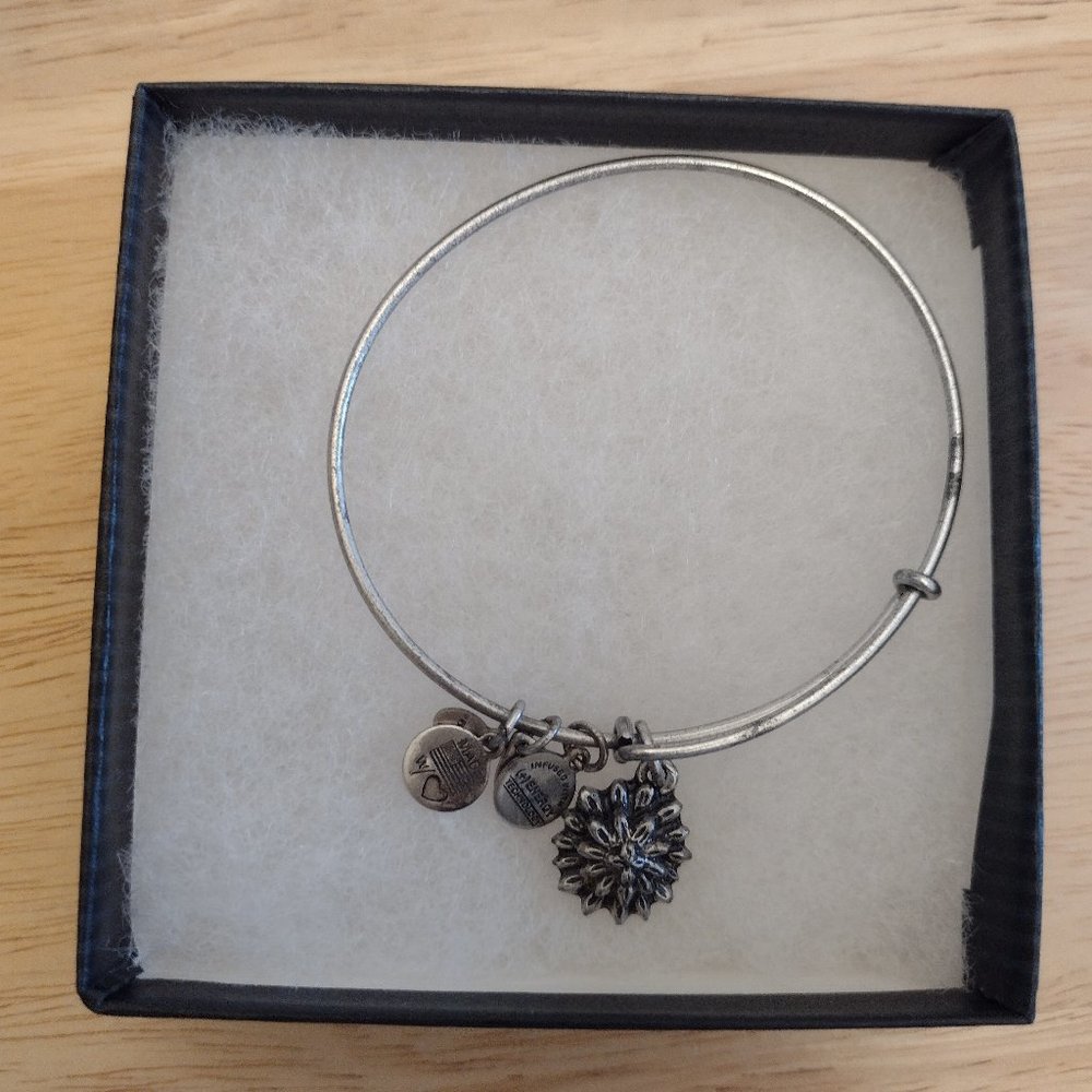 Alex and Ani Flower Bracelet